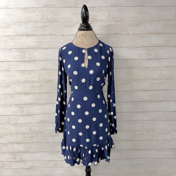 NWT! Sail to Sable Dot Dress - Picture 1 of 4